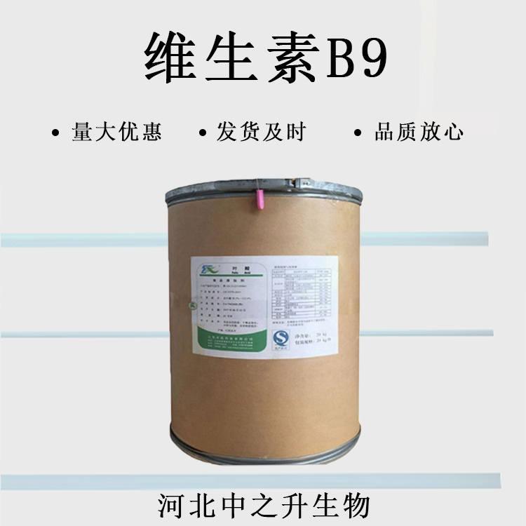 葉酸食品級維生素B9粉末 營養增補劑食用維生素b9葉酸粉