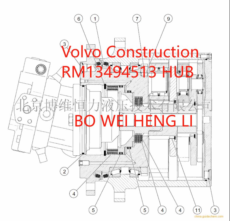 Hamm Roller final drive gearbox , 2067584