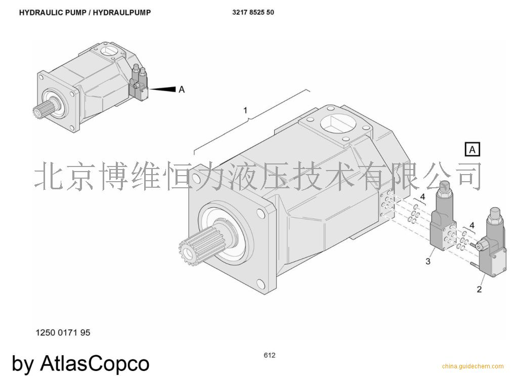 3217852550，阿特拉斯臺車用液壓泵