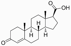 3-氧代-雄甾-4-烯-17beta-羧酸302-97-6