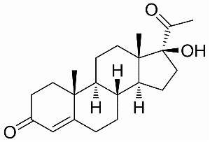 17alpha-羟基黄体酮604-09-1