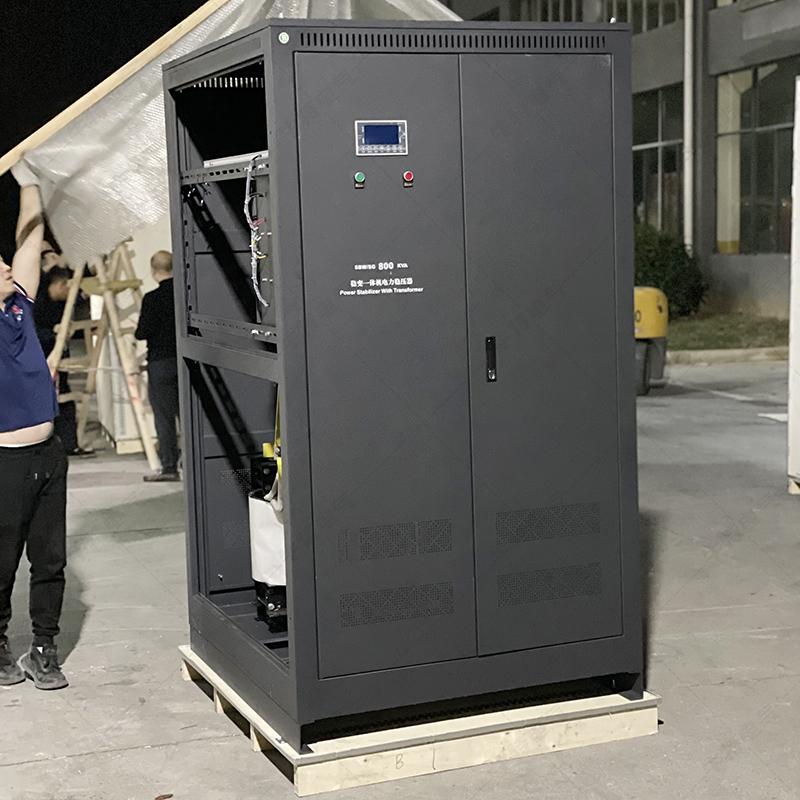 出口數(shù)據(jù)中心機房用415V220V變380V變壓穩(wěn)壓柜 三相穩(wěn)變一體機