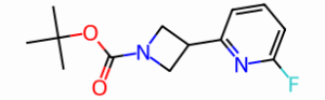 3-(6-氟吡啶-2-基)氮杂环丁烷-1-甲酸叔丁酯 -CAS：1356109-81-3纯度：95+%-国华试剂  ark pharm产品  产品图片