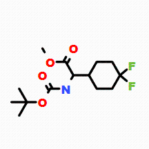 2-((叔丁氧羰基)氨基)-2-(4,4-二氟环己基)乙酸甲酯CAS号2270904-94-2;科研试剂/现货