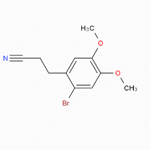 2-溴-4,5-二甲氧基-苯丙腈