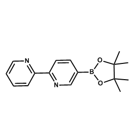 5-(4,4,5,5-四甲基-1,3,2-二氧硼杂环戊烷-2-基)-2,2'-联吡啶，CAS号：562098-24-2