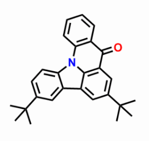 3,6-二叔丁基-8H-吲哚[3,2,1-de]吖啶-8-酮，CAS号：1644629-58-2科研现货产品