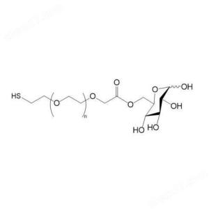 HS-PEG-Galactose PEG-SH 巯基聚乙二醇半乳糖 靶向肝脏肿liu细胞