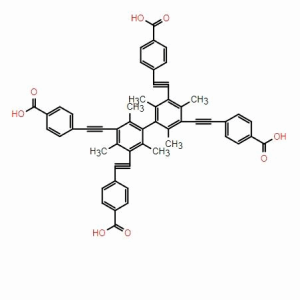 4,4'，4''，4''-（2,2'，4,4'-，6,6'-六甲基-[1,1'-聯苯]-3,3'，5,5'-四基）四（乙炔-2,1-二基）四苯甲酸；CAS:2306825-07-8；助力科研，優勢供應，高校及研究所，先發后付，質量保證！！！