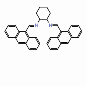 （（（1E，1'E）-N，N'-（（1R，2S）-環己烷-1,2-二基）雙（1-（蒽-9-基）甲亞胺）；CAS：1003557-94-5 （大小包裝均可、質量保證，助力科研， 高校及研究所支持貨到付款）