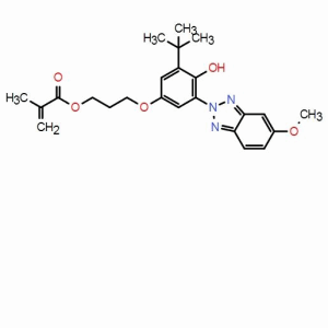 2-[2'-羥基-5'-(γ-甲基丙烯酰氧基丙氧基)-3'-叔丁基苯基]-5-甲氧基-2H-苯并三唑；CAS：114166-71-1 （大小包裝均可、質量保證，助力科研， 高校及研究所支持貨到付款）