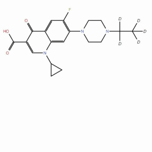 1-環丙基-7-(4-(乙基-d5)哌嗪-1-基)-6-氟-4-氧代-1,4-二氫喹啉-3-甲酸；CAS：1173021-92-5