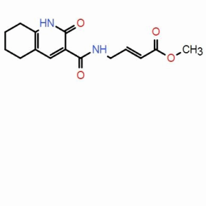 (E)-4-(2-氧代-1,2,5,6,7,8-六氫喹啉-3-甲酰胺基)丁-2-烯酸甲酯；CAS：1610800-91-3（大小包裝均可、質(zhì)量保證，助力科研， 高校及研究所支持貨到付款）