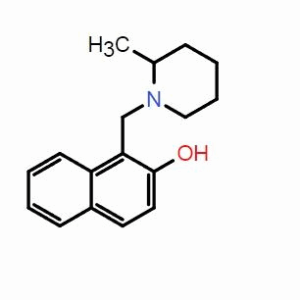 1-(2-甲基-哌啶基甲基)-[2]萘酚；CAS：108975-37-7（大小包裝均可、質量保證，助力科研， 高校及研究所支持貨到付款）