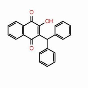 2-二苯甲基-3-羥基萘-1,4-二酮；CAS：15451-44-2