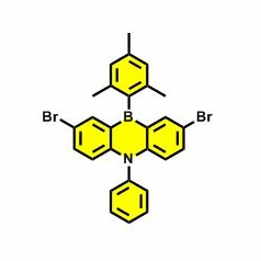 2,8-二溴-10-甲基-5-苯基-5,10-二氫二苯并[b，e][1,4]氮雜硼化物；CAS：1537223-67-8