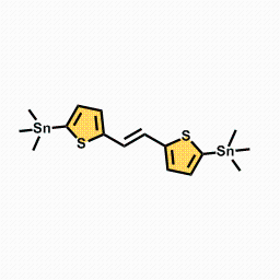 (E)-1,2-双(5-(三甲基锡基)噻吩-2-基)乙烯CAS号477789-30-3；同系列结构可供应，郑州实验室现货直发，质量保证欢迎咨询！！