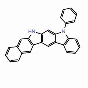 5-苯基-5,7-二氫苯并[b]吲哚并[3,2-h]咔唑；CAS：2417045-91-9