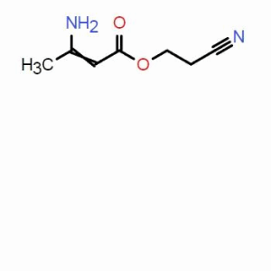 2-氰乙基 3-氨基丁-2-烯酸酯；CAS：43107-08-0 