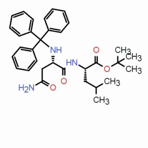 (S)-2-((S)-2-氨基-4-氧代-4-(三苯甲基氨基)丁酰胺基)-4-甲基戊酸叔丁酯；CAS：1431625-52-3
