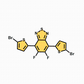 4,7-双(5-溴噻吩-2-基)-5,6-二氟苯并[c][1,2,5]噻二唑CAS号1304773-89-4；有机太阳能电池材料优势供应！郑州实验室现货直发，质量保证欢迎咨询！！