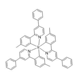 三(4-苯基-2-對甲苯基吡啶)合銥；CAS：1579962-94-9