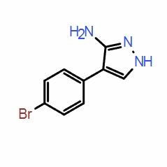 4-(4-溴苯基)-1H-吡唑-3-胺；CAS：40545-64-0