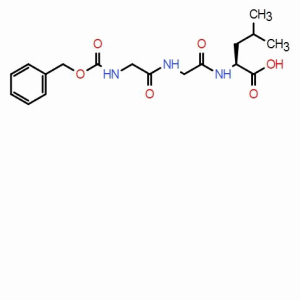 N-芐氧羰基-甘氨酰甘氨酰亮氨酸；CAS：13347-77-8