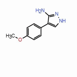 4-(4-甲氧基苯基)-1H-吡唑-5-胺；CAS：93439-79-3