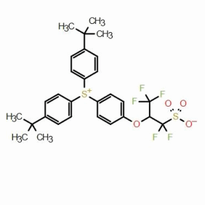 2-(4-(雙(4-(叔丁基)苯基)磺基)苯氧基)-1,1,3,3,3-五氟丙烷-1-磺酸酯；CAS：1465790-38-8