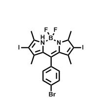 10-（4-溴苯基）-5,5-二氟-2,8-二碘-1,3,7,9-四甲基-5H-4l4,51,4-二吡咯并[1,2-c:2'，1'-f][1,3,2]二氮雜硼烷 ; CAS:1452398-22-9 自主生產,科研產品,高校/研究所/科研單位先發后付! COF MOF配體優勢供應!