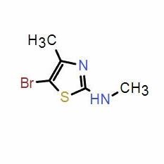 5-溴-N,4-二甲基噻唑-2-胺； CAS:878890-10-9 自主生產,科研產品,高校/研究所/科研單位先發后付! 大小包裝均可,歡迎咨詢!