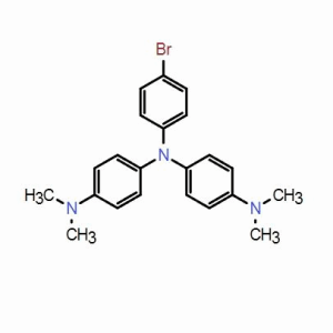 N1-(4-溴苯基)-N1-(4-(二甲氨基)苯基)-N4,N4-二甲基苯-1,4-二胺 ; CAS:1643683-84-4  同系列均可提供，實驗室自主研發，光電/電子材料優勢供應！