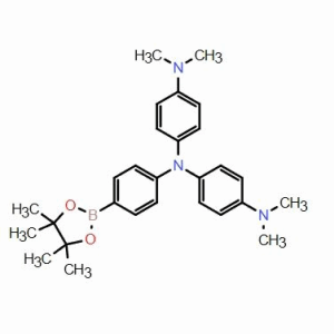 4-[N,N-雙(4-二甲氨基苯基)氨基]苯基硼酸頻哪醇酯 ; CAS：2786722-66-3  科研產品，量大可定制