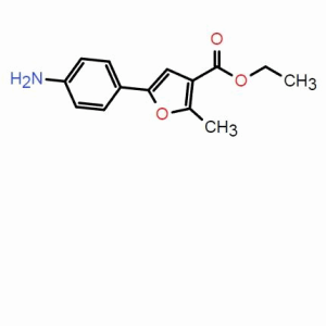5-(4-氨基苯基)-2-甲基呋喃-3-羧酸乙酯;  CAS:175276-70-7 自主生產,科研產品,高校/研究所/科研單位先發后付!