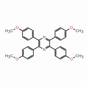 CAS：21885-49-4；2,3,5,6-四（4-甲氧基苯基）吡嗪  （大小包裝均可按需分裝，價格優惠，歡迎咨詢）