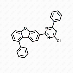 2-氯-4-苯基-6-(9-苯基二苯并[b,d]呋喃-3-基)-1,3,5-三嗪CAS号2226747-84-6；科研试剂/质量保证