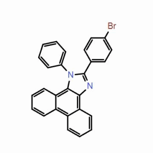 2-(4-溴苯基)-1-苯基-1H-菲并[9,10-d]咪唑 ； CAS:1147081-43-3 科研產品,高校/研究所/科研單位先發后付! 大小包裝按需分裝,歡迎咨詢!