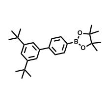 2-(3',5'-二叔丁基-[1,1'-聯苯]-4-基)-4,4,5,5-四甲基-1,3,2-二氧硼雜環戊烷 ; CAS:2719718-67-7 MOF、COF配體、光電/電子/有機太陽能電池材料 優勢供應,價格優惠! 高校/研究所/科研單位先發后付!