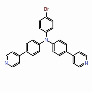 4-溴-N,N-雙(對-(吡啶-4-基)苯基)苯胺；CAS：1669398-98-4  自主生產,科研產品,高校/研究所/科研單位先發后付! COF MOF配體優勢供應!