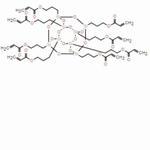 甲基丙烯基籠型倍半硅氧烷;CAS：1204591-17-2  自主生產，主營產品，價格優惠（現貨供應，科研產品，高校/研究所/科研單位先發后付）