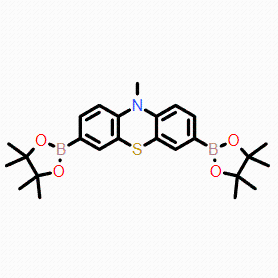 10-甲基-3,7-双(4,4,5,5-四甲基-1,3,2-二氧杂硼烷-2-基)-10H-吩噻嗪;现货