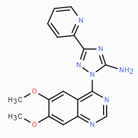 1-(6,7-二甲氧基-4-喹唑啉基)-3-(2-吡啶基)-1H-1,2,4-三唑-5-胺