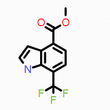 7-(三氟甲基)-1H-吲哚-4-羧酸甲酯CAS号1416438-70-4；（科研试剂/现货供应，质量保证）