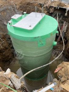雨水排涝溢流井 市政预制截污井设备 加厚玻璃钢材质