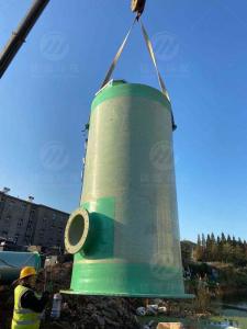 定制一体化泵站智能截流井地埋式玻璃钢远控泵站提升泵河道治理 