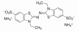 2,2'-联氮双(3-乙基苯并噻唑啉-6-磺酸)二铵盐 ABTS CAS号30931-67-0 产品图片