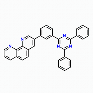 3-(3-(4,6-二苯基-1,3,5-三嗪-2-基)苯基)-1,10-菲啰啉，CAS号：2244035-12-7 科研
