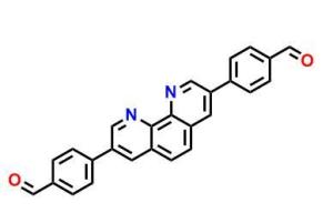 4,4'-(1,10-菲咯啉-3,8-二基)二苯甲醛 CAS号:2368860-32-4科研产品 常备现货 高校及研究所 先发后付