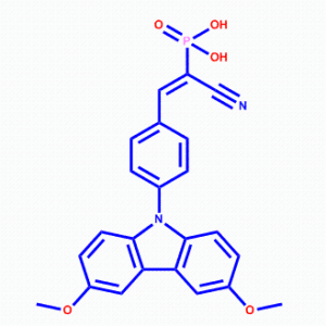 (E)-(1-cyano-2-(4-(3,6-dimethoxy-9H-carbazol-9-yl)phenyl)vinyl)phosphonic acid